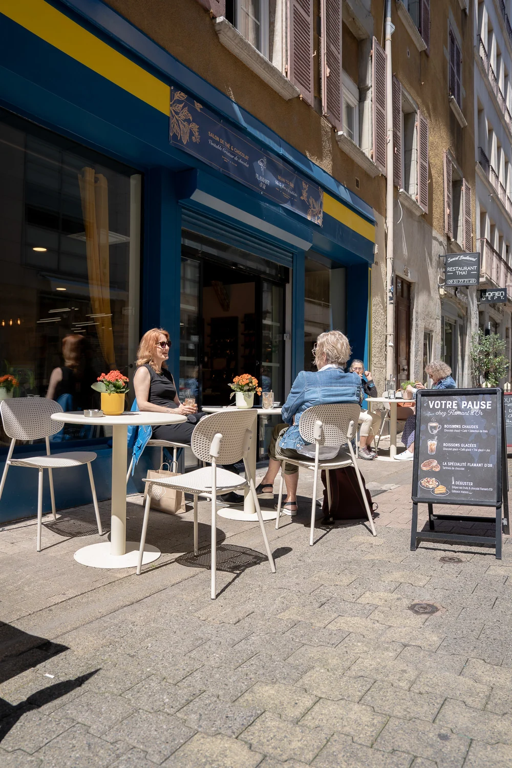 Terrasse de Flamant d’Or, rue de la Poste à Grenoble